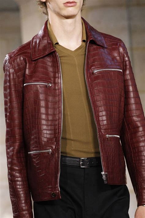 hermes mens leather jacket|Hermes leather jacket men's.